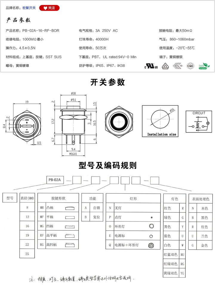 PB-02A-16-RF-BOR按鍵開(kāi)關(guān)參數(shù)尺寸.jpg